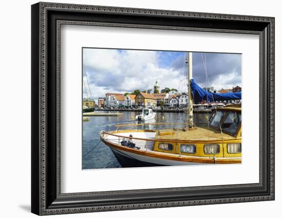 Stavanger Harbour, Norway, Scandinavia, Europe-Amanda Hall-Framed Photographic Print