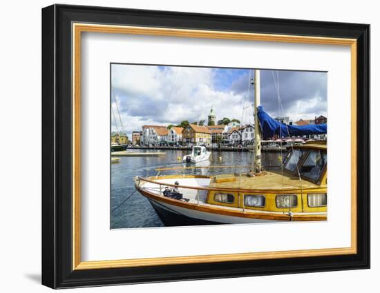 Stavanger Harbour, Norway, Scandinavia, Europe-Amanda Hall-Framed Photographic Print