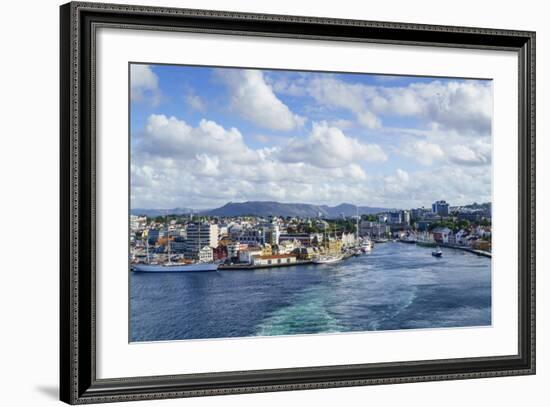 Stavanger Harbour, Norway, Scandinavia, Europe-Amanda Hall-Framed Photographic Print