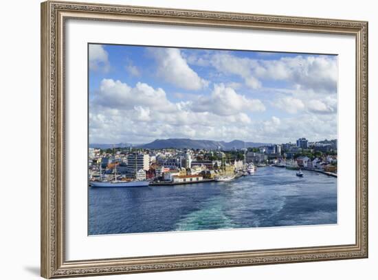 Stavanger Harbour, Norway, Scandinavia, Europe-Amanda Hall-Framed Photographic Print