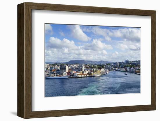 Stavanger Harbour, Norway, Scandinavia, Europe-Amanda Hall-Framed Photographic Print