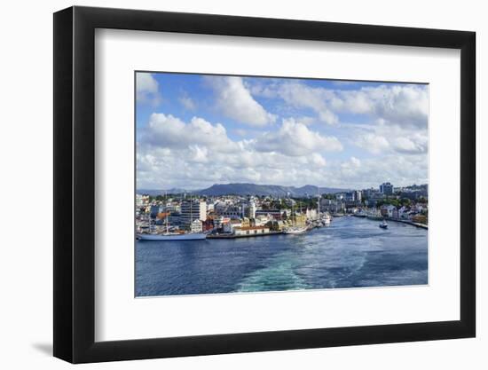 Stavanger Harbour, Norway, Scandinavia, Europe-Amanda Hall-Framed Photographic Print