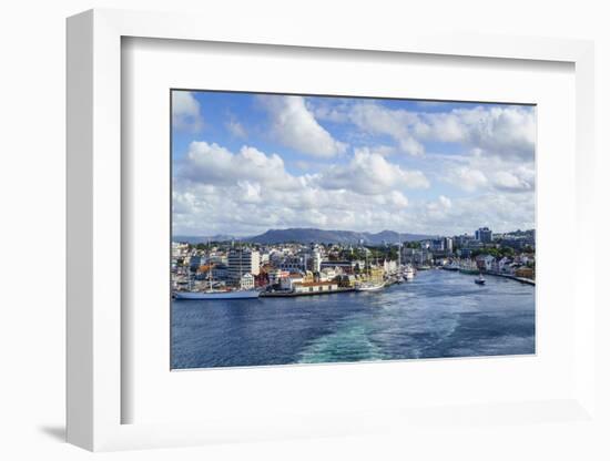 Stavanger Harbour, Norway, Scandinavia, Europe-Amanda Hall-Framed Photographic Print