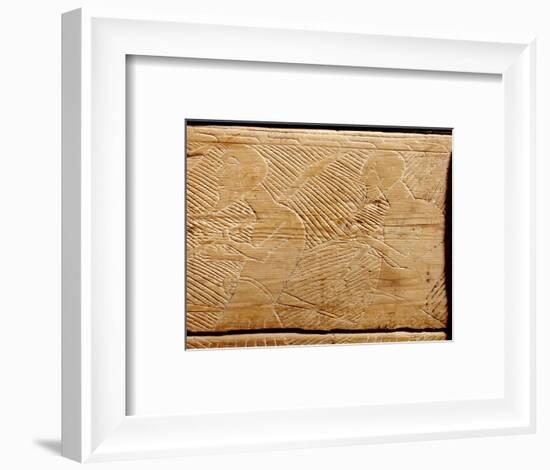 Stave church relief carving-Werner Forman-Framed Giclee Print