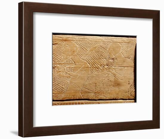 Stave church relief carving-Werner Forman-Framed Giclee Print