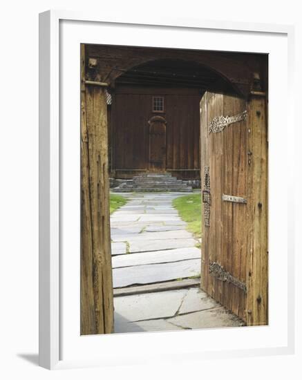 Stave Church, Vagamo, Norway-Russell Young-Framed Photographic Print