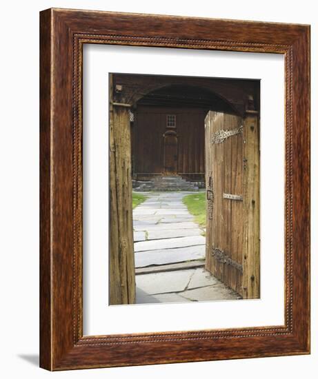 Stave Church, Vagamo, Norway-Russell Young-Framed Photographic Print