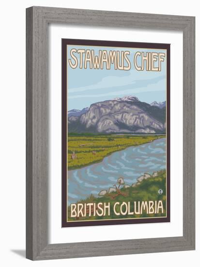 Stawamus Chief, Squamish, British Columbia, Canada-Lantern Press-Framed Art Print