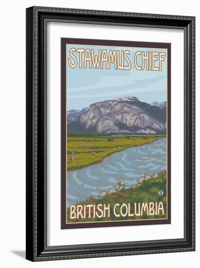 Stawamus Chief, Squamish, British Columbia, Canada-Lantern Press-Framed Art Print