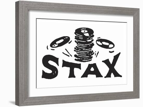 Stax Records-null-Framed Premium Giclee Print
