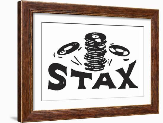 Stax Records-null-Framed Premium Giclee Print