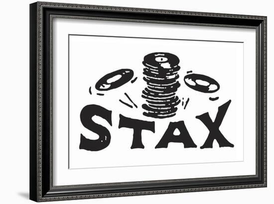 Stax Records-null-Framed Premium Giclee Print