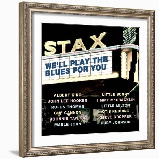 Stax We'll Play the Blues for You-null-Framed Art Print