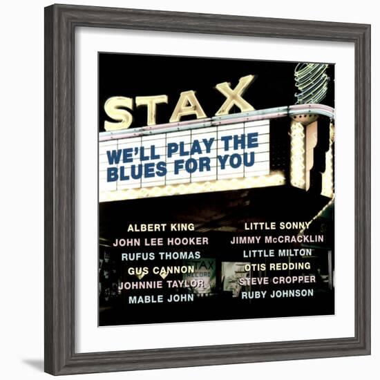 Stax We'll Play the Blues for You-null-Framed Art Print