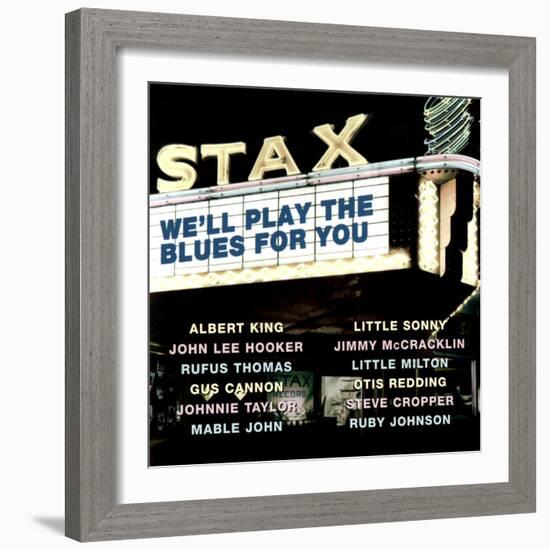 Stax We'll Play the Blues for You-null-Framed Art Print