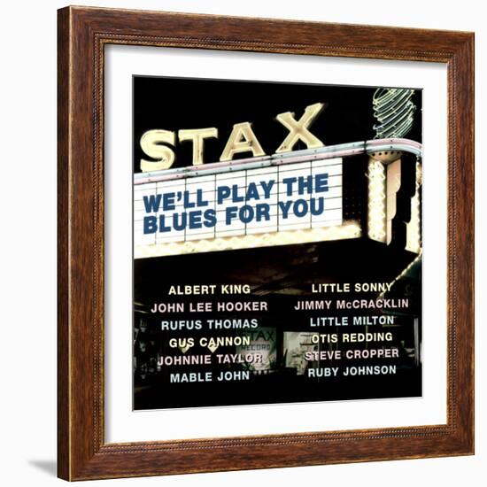 Stax We'll Play the Blues for You-null-Framed Art Print