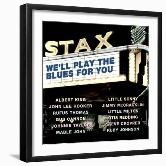 Stax We'll Play the Blues for You-null-Framed Art Print