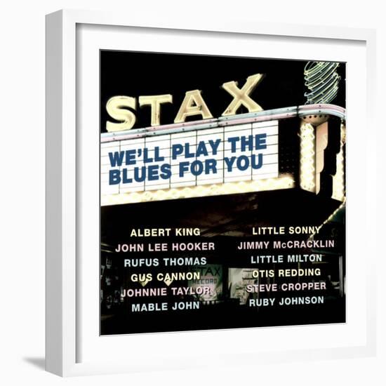 Stax We'll Play the Blues for You-null-Framed Art Print