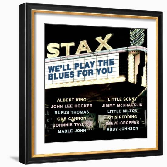 Stax We'll Play the Blues for You-null-Framed Art Print