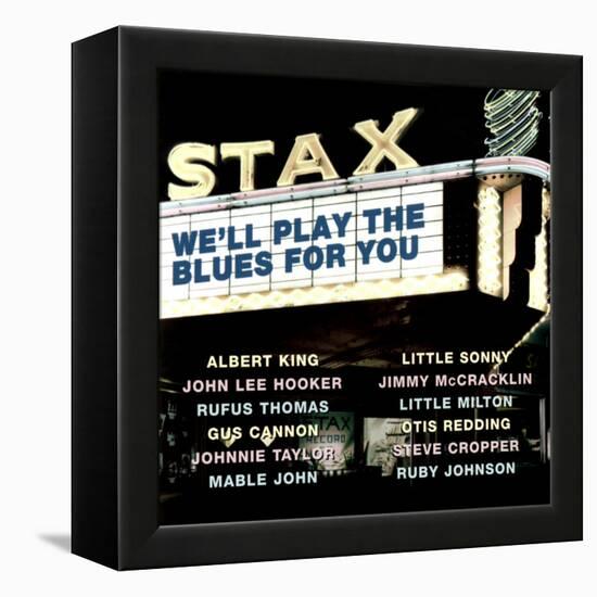 Stax We'll Play the Blues for You-null-Framed Stretched Canvas