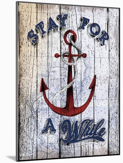 Stay Anchor-Art Licensing Studio-Mounted Giclee Print