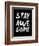 Stay Awesome Black-NaxArt-Framed Art Print