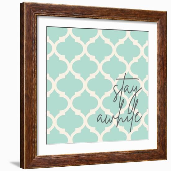 Stay Awhile-Anna Quach-Framed Art Print