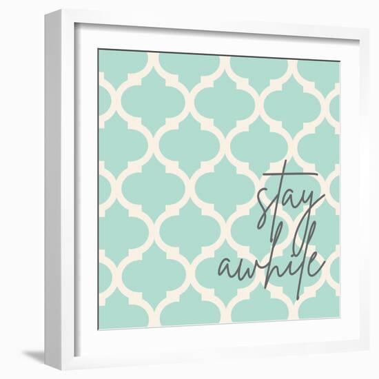 Stay Awhile-Anna Quach-Framed Art Print