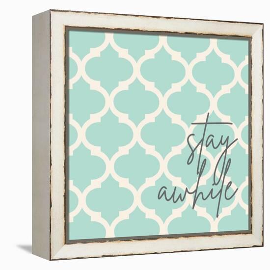 Stay Awhile-Anna Quach-Framed Stretched Canvas