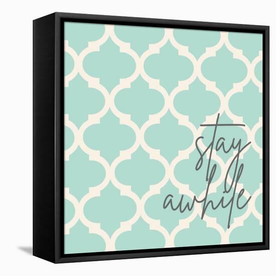 Stay Awhile-Anna Quach-Framed Stretched Canvas