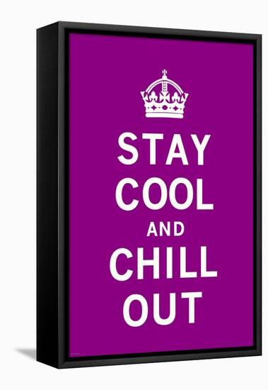 Stay Cool and Chill Out-The Vintage Collection-Framed Stretched Canvas