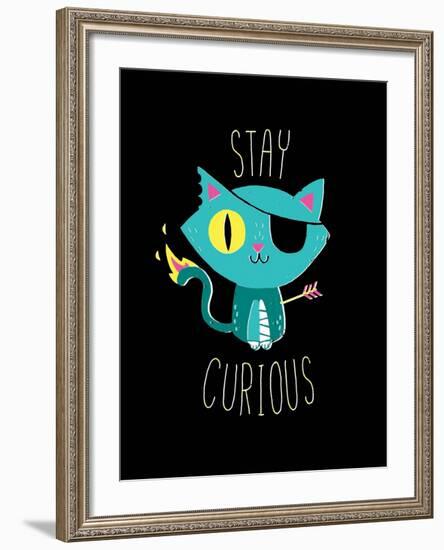 Stay Curious-Michael Buxton-Framed Art Print