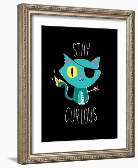 Stay Curious-Michael Buxton-Framed Art Print