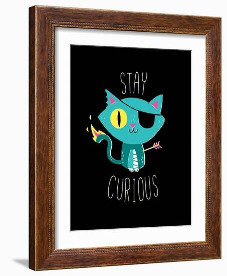 Stay Curious-Michael Buxton-Framed Art Print