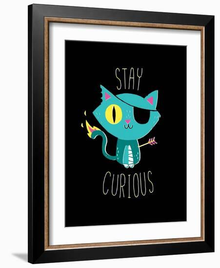 Stay Curious-Michael Buxton-Framed Art Print