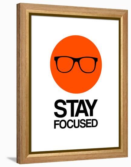 Stay Focused Circle 1-NaxArt-Framed Stretched Canvas