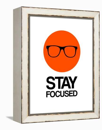 Stay Focused Circle 1-NaxArt-Framed Stretched Canvas