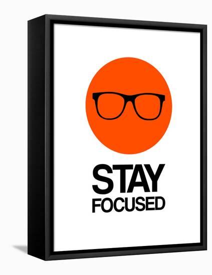 Stay Focused Circle 1-NaxArt-Framed Stretched Canvas