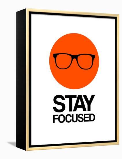 Stay Focused Circle 1-NaxArt-Framed Stretched Canvas