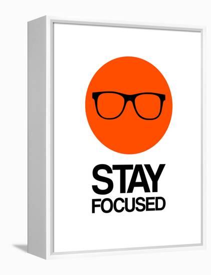 Stay Focused Circle 1-NaxArt-Framed Stretched Canvas