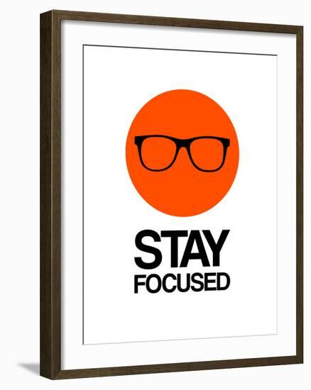 Stay Focused Circle 1-NaxArt-Framed Art Print