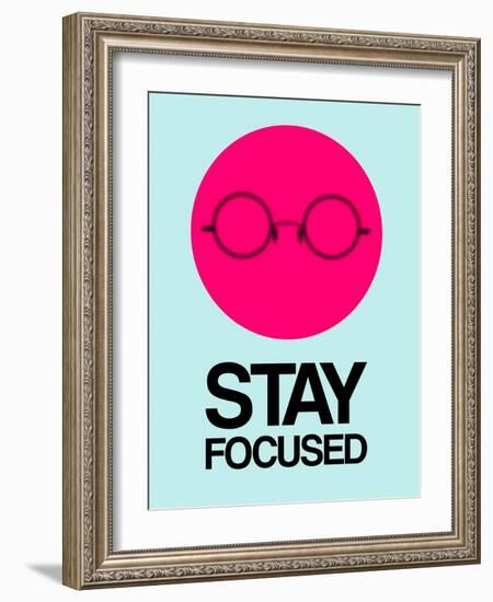 Stay Focused Circle 1-NaxArt-Framed Art Print