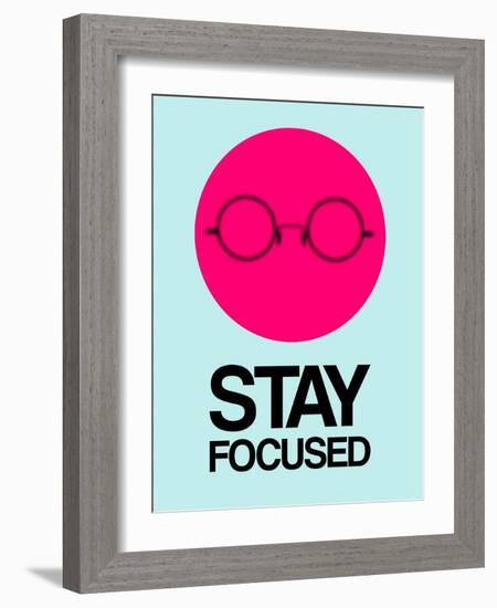 Stay Focused Circle 1-NaxArt-Framed Art Print