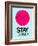 Stay Focused Circle 1-NaxArt-Framed Art Print