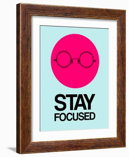 Stay Focused Circle 1-NaxArt-Framed Art Print