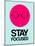 Stay Focused Circle 1-NaxArt-Mounted Art Print