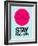 Stay Focused Circle 1-NaxArt-Framed Art Print