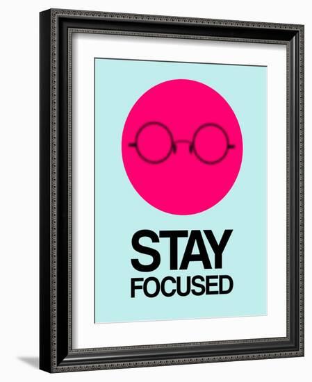 Stay Focused Circle 1-NaxArt-Framed Art Print