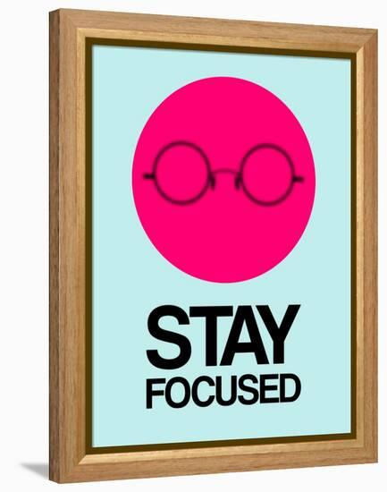 Stay Focused Circle 1-NaxArt-Framed Stretched Canvas