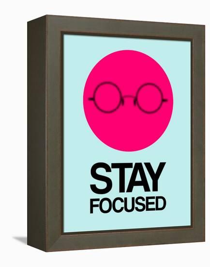 Stay Focused Circle 1-NaxArt-Framed Stretched Canvas